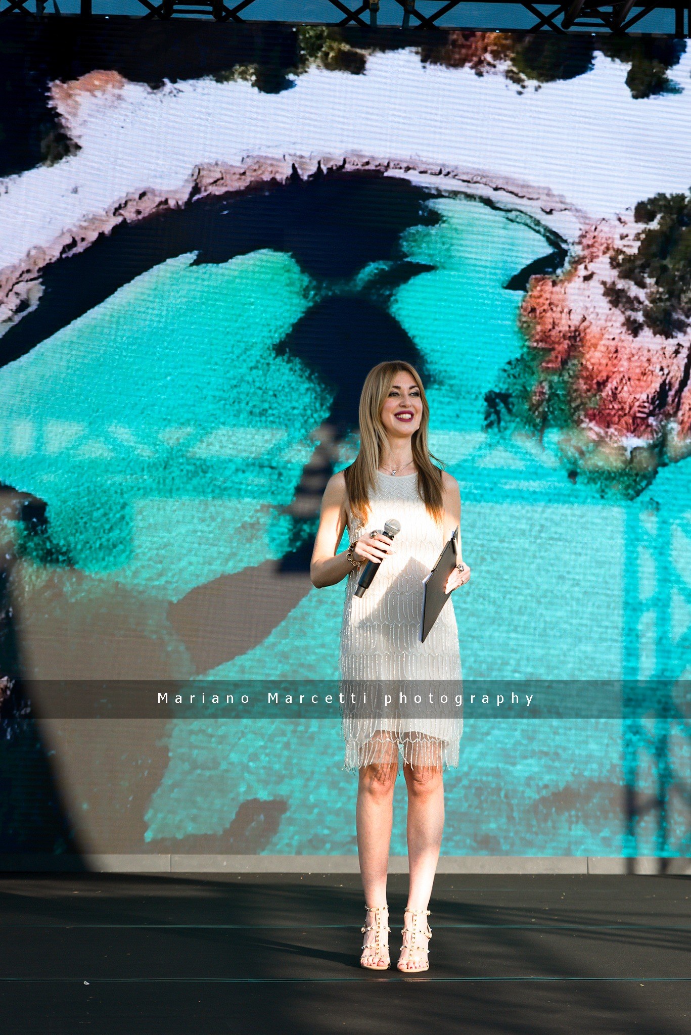 Claudia Licheri sul palco