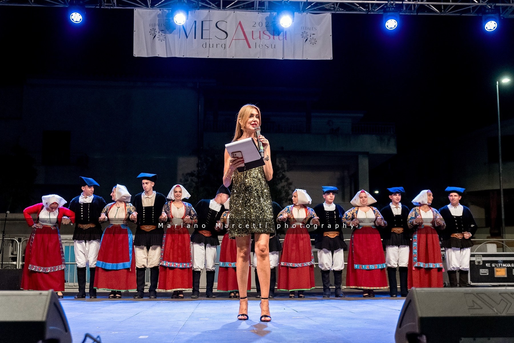 Claudia Licheri sul palco