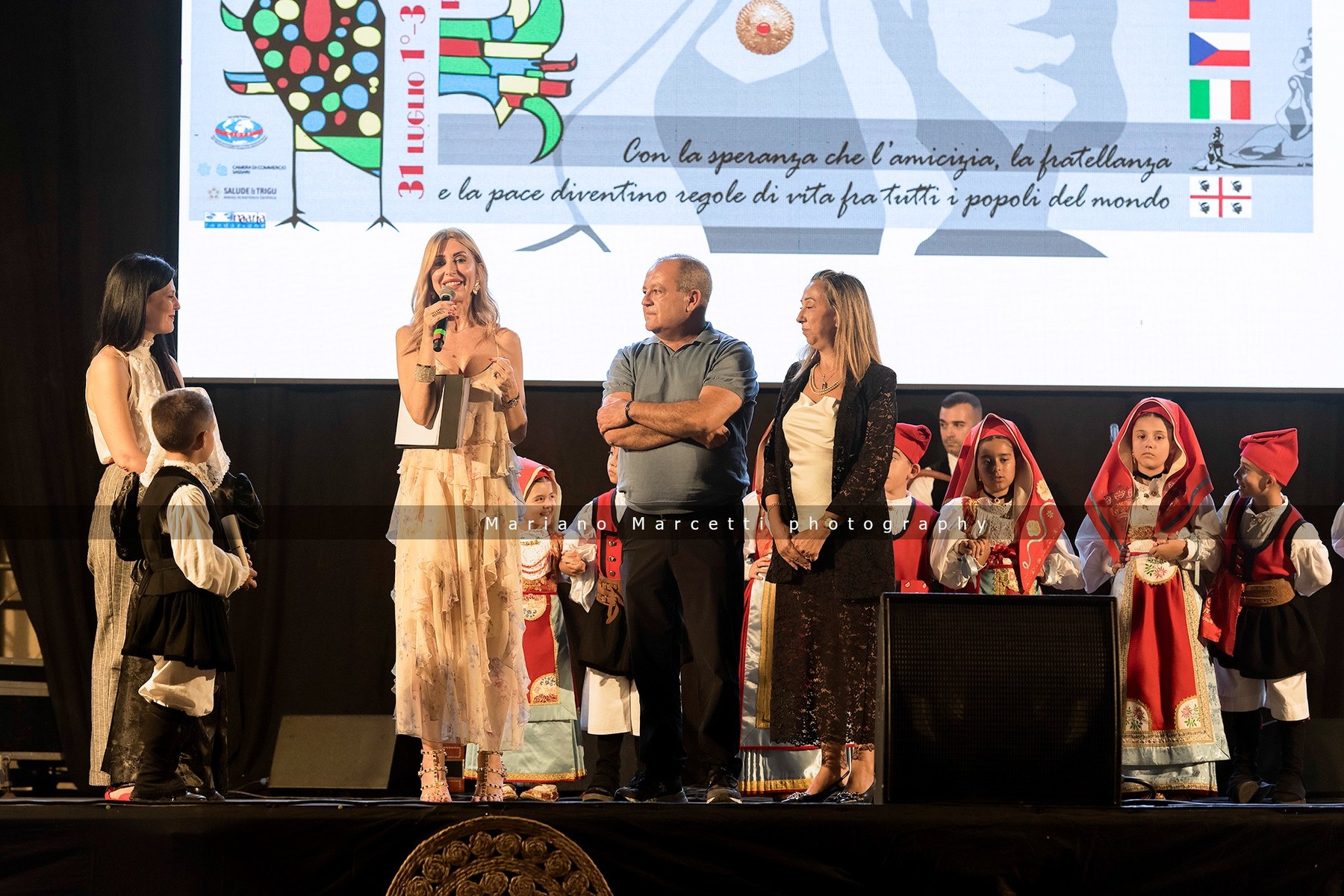 Claudia Licheri sul palco