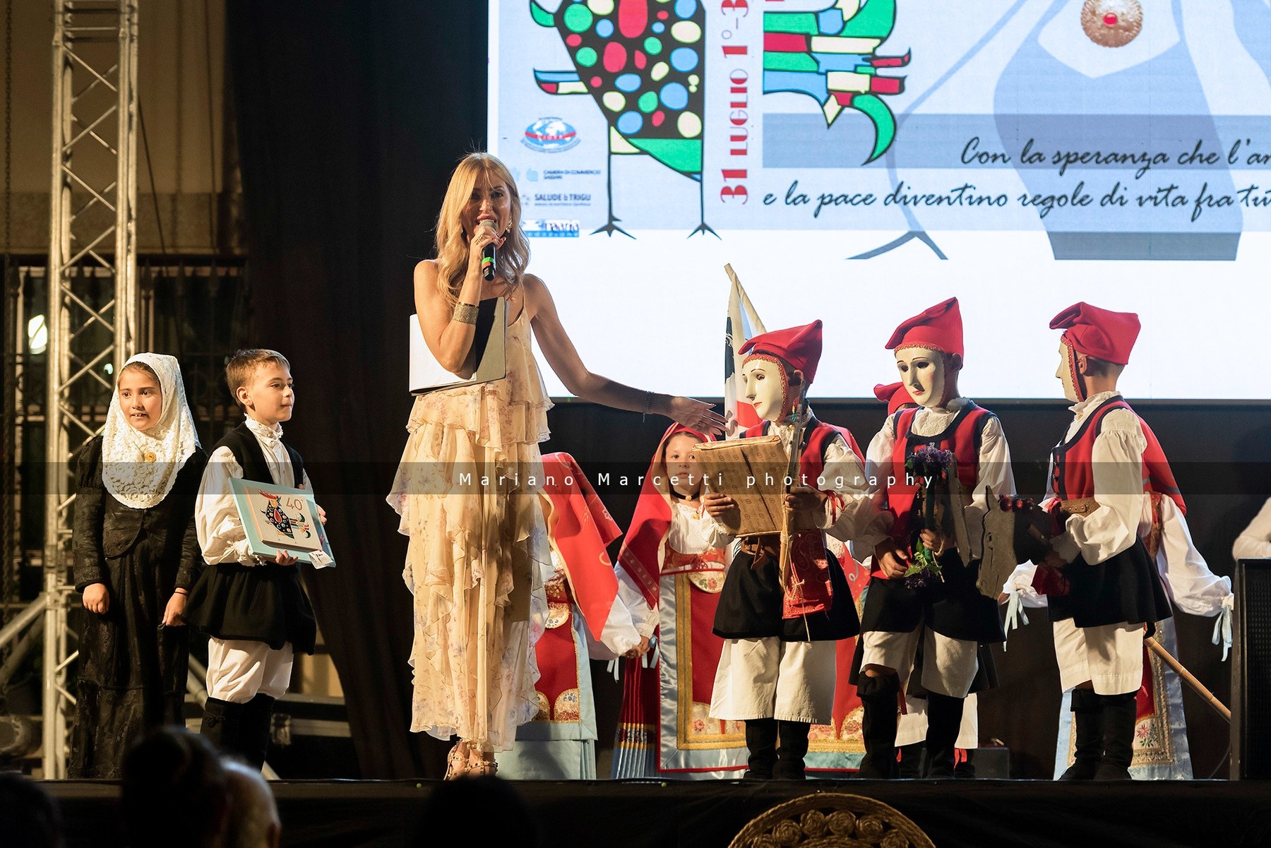 Claudia Licheri sul palco
