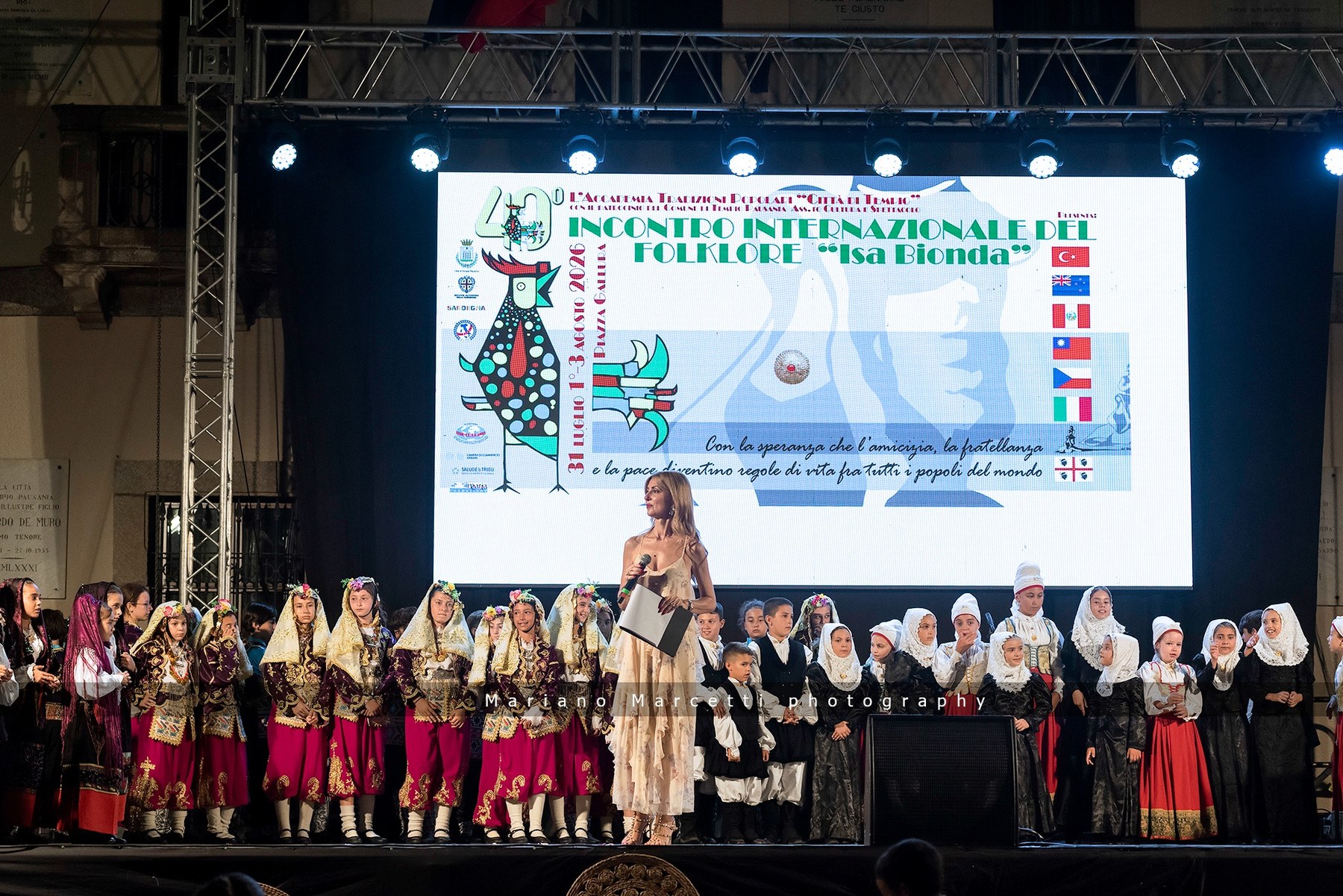 Claudia Licheri sul palco